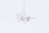 1.0cttw Diamond Stud Earrings In 14k White Gold 1.5 Grams Eb0126sxzdu