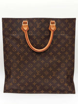 Louis Vuitton Monogram Sac Plat Tote Bag Eb0926rxzde