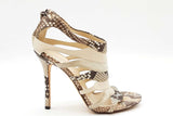 Gucci Python & Leather Heels Size 38.5 Eb0625pxde
