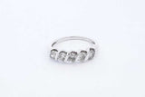 1.0cttw Diamond 10k White Gold Ring 2.6 Grams Size 8 Eb1225ixzde