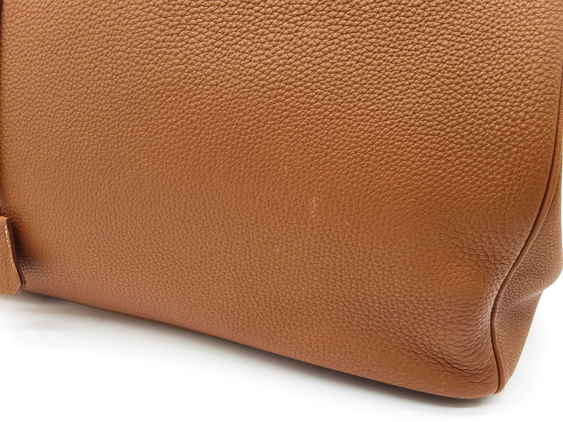 Hermes Birkin 40 Gold Brown Togo Palladium Hardware Handbag Do0825lxrxzde