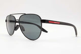 Prada Linea Rossa Sps452 Aviator Sunglasses Sd0726crdu