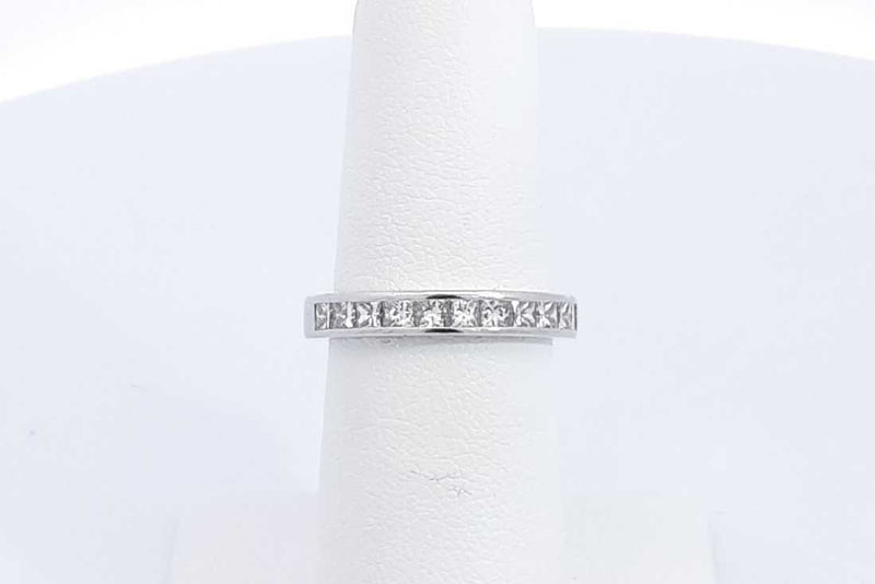 0.99ctw Diamond Ring In Platinum 6.2 Grams Size 6 Eb0424oorsa