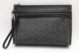 Coach Carry All Pouch Signature Canvas Handbag Sd0625rzde
