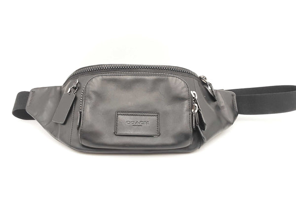 Coach Black Leather Belt Bag Sd0525lrsa