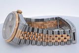 Rolex Oyster Perpetual Datejust Houndstooth Dial 36mm Watch Eb0526rrxzde