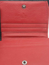 Gucci Gg Marmont Teal & Pink Canvas Wallet Sd1025lrzsa