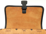 Mcm Klassik Tan Cognac Visetos Coated Canvas Messenger Bag Do1024wrxde