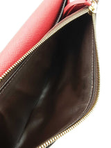 Louis Vuitton Emilie Wallet In Damier Ebene Coated Canvas Fw0726orzdu