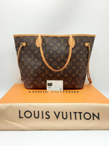 Louis Vuitton Neverfull Tote Bag In Lv Monogram Coated Canvas Fw0125exzdu