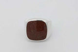 David Yurman 925 Fossilized Dinosaur Bone Signet Ring 24.4g Size 10 Eb1026lxzsa