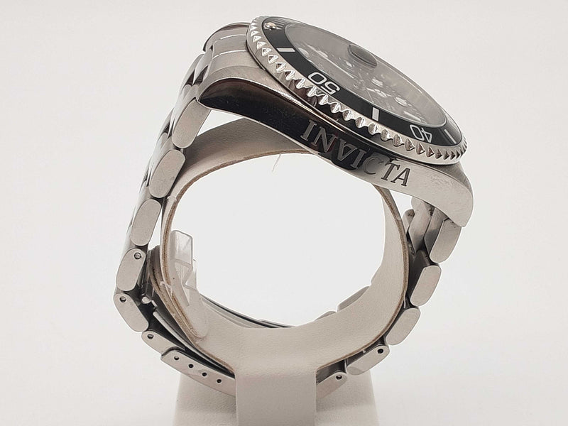 Invicta 30806 43 Pro Diver Silver Dial Black Bezel Steel Quartz Watch Do1025exde