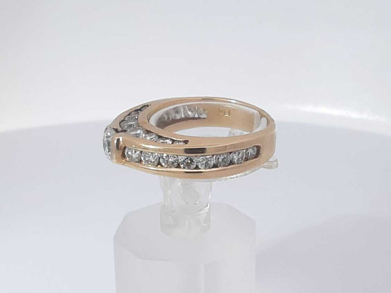 2.05 Cttw Diamond 14k Yellow Gold Ring 5.6 Grams Size 6.5 Aa0525irzsa