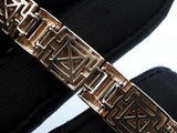 5.20 Cttw Diamond & 10k Yellow Gold Link Bracelet 33.4 Grams 8 Inch Fw0826osxzdu