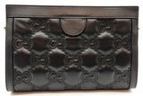 Gucci Gg Matelasse Black Leather Chain Shoulder Bag Eb0526lxxzde