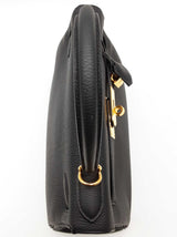 Hermes Kelly 28 Noir Black Togo Gold Hardware Shoulder Bag Do0925lexzxde