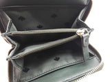 Kate Spade Dark Green Leather Square Zippy Keychain Wallet Do0926lxde