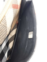 Burberry Snip Crossbody Bag In Check Jacquard Canvas Fw0626pxzdu