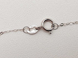 White Blue Diamonds 18k White Gold 1.8g Sea Turtle Necklace 17 In Do0825erde