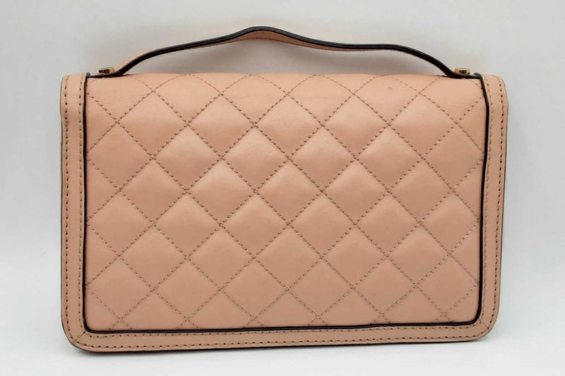 Michael Kors Quilted Pink Leather Sloan Messenger Crossbody Bag Eb0624wxsa