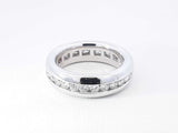 1.62 Cttw Diamond & 14k White Gold Eternity Band 10.2 Gram Size 6.75 Fw0426crxd7