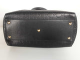 Gucci Guccissima Boston Black Leather Satchel Bag Sd0726porde
