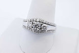 0.75cttw Diamond 14k White Gold Ring 8.3 Grams Size 11 Eb0526crxde