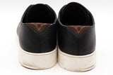 Louis Vuitton Black Leather Lv Resort Sneakers Size 8 Eb0126oxzde