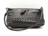 Bottega Veneta Intrecciato Black Leather Mini Shoulder Bag Sd0626oorde