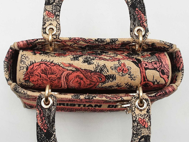 Christian Dior Lady D Lite Multi-color Handbag Aa1125lzxzsa