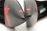Prada Black & Red Printed Leather Pumps Size 37.5 Eb0624lxzde