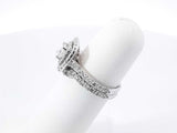 Neil Lane 1.35 Cttw Diamond & 14k White Gold Bridal Set 5.3g Size 5 Fw0326rxzdu