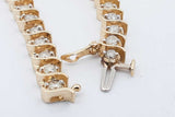 3.04cttw Diamond S Link Tennis Bracelet 14k Yellow Gold 14.5g 7 Inch Eb0526cxzsa