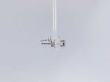 0.50 Cttw Lab Grown Diamond Studs 14k White Gold Earrings .9 Grams Aa0725lwosa