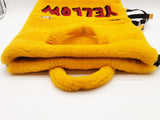 Fendi Vocabulary Yellow Shearling Drawstring Backpack Do1225pxzde
