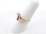 1.5ctw Diamond .40ctw Ruby 14k Yellow Gold 3.3 Grams Ring Size 6.5 Sd1224pzxzdu