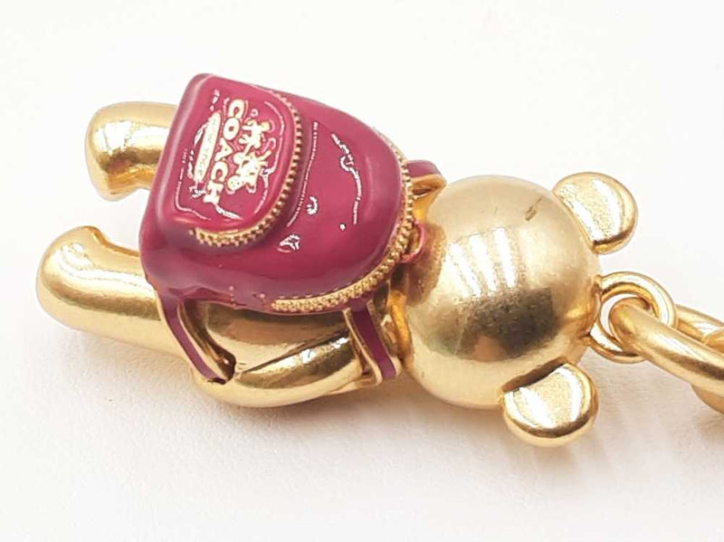 Coach Back To School Bear Key Holder Bag Charm Fw0725rxdu