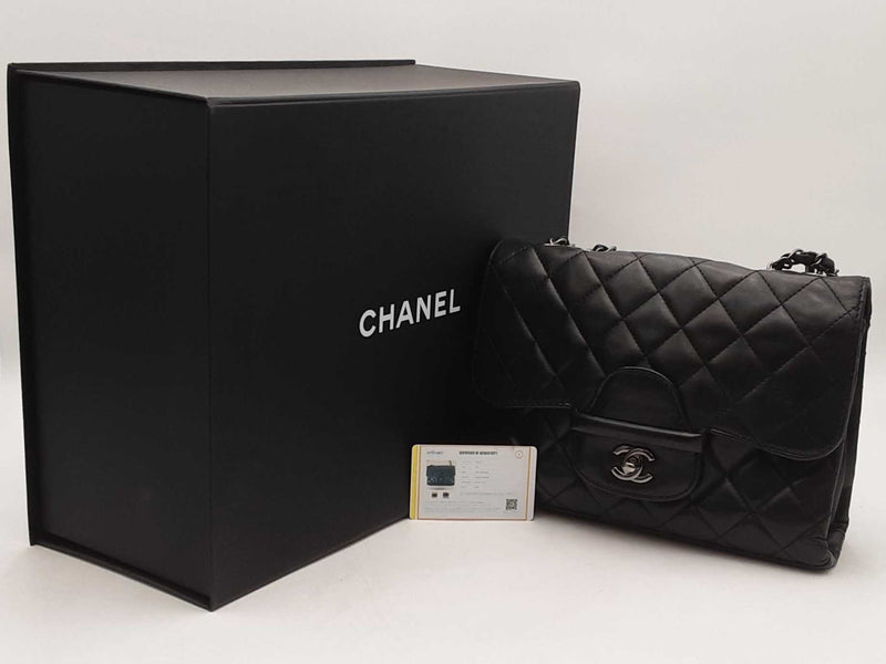 Chanel Black Quilted Leather Classic Flap Bag Sd0825lzxzsa