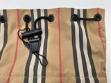 Burberry Phoebe Heritage Stripe Eco-nylon Drawstring Bucket Bag Fw0125crsa