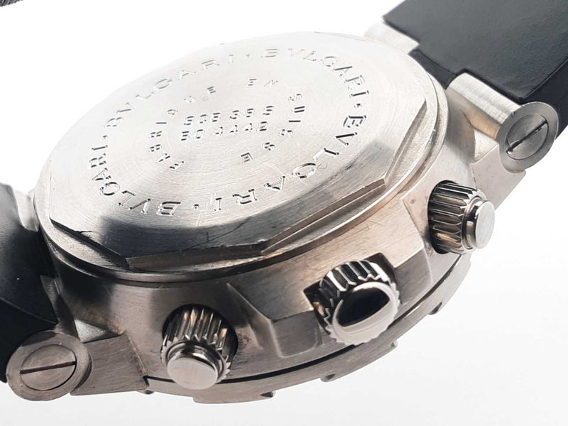 Bvlgari Diagono Scuba Chronograph Stainless Steel 38mm Watch Fw0525lwordu