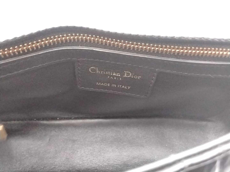 Christian Dior Caro Black Supple Cannage Calfskin 2021 Aa1025oxcrmia