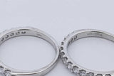 7.06cttw Diamond Wedding Set In 14k White Gold 13.5 Grams Size 7.25 Eb0326crxzdu