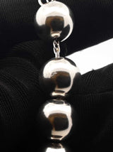 Tiffany & Co. Hardwear Ball Bracelet In Sterling Silver 19.3 Grams 8 Inch Fw1026lordu