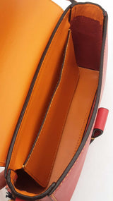 Dooney & Bourke Emerson Kyra Handbag In Geranium Red French Leather Fw0526wxdu