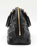 Louis Vuitton Alma Bb In Black Bubblegram Embroidered Leather Fw0826crzdu