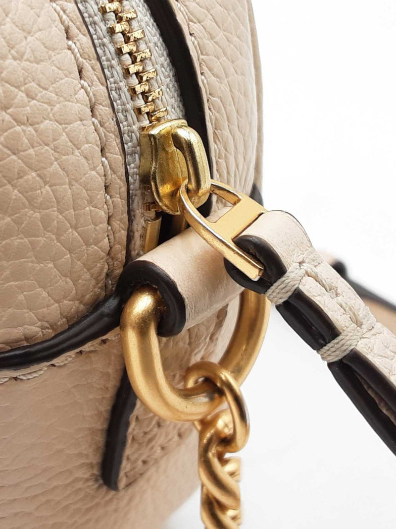 Tory Burch Camera Bag In Beige Leather Fw0925crdu