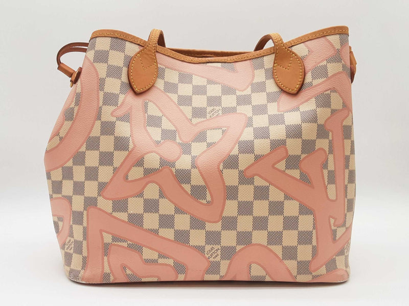 Louis Vuitton Damier Azure Tahitienne Neverfull Tote Bag Sd0725ezxde