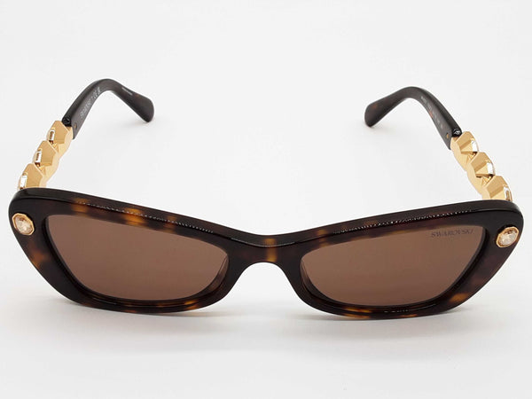 Swarovski Sk6033 Havana Brown Frames Brown Lens Sunglasses Do0525sxde