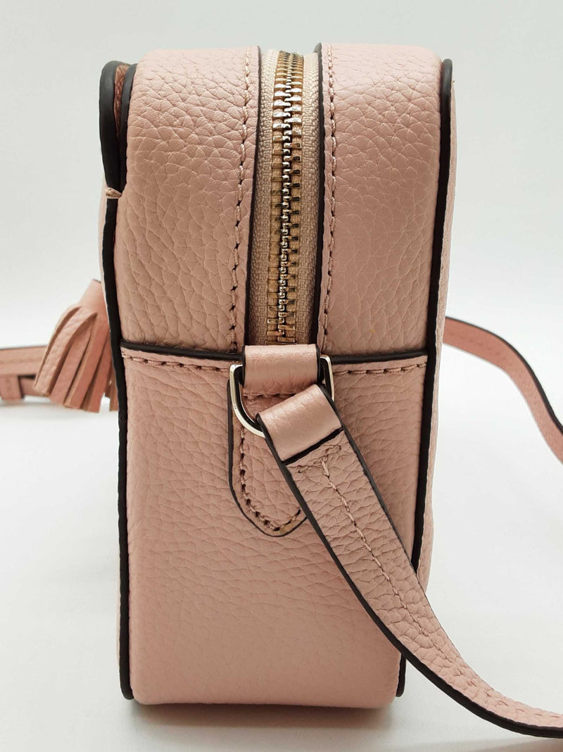 Kate Spade Hayes Street Arla Rose Smoke Pink Leather Crossbody Bag Do0825oxde