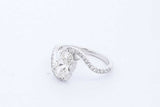 1.43cttw Lab Grown Diamond Ring In Platinum 4.27 Grams Size 6.75 Eb0726iorde
